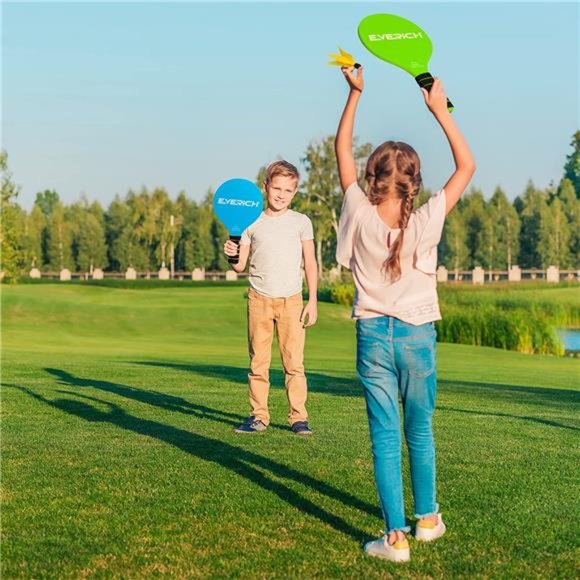 Beach Paddle Ball for Kids & Adults,Wooden Racket Paddle Game Set,Indoor&Outdoor - Picture 7 of 7